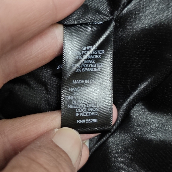 Express Black & White Stipe Pleated Sheath Mini Dress Size 6 - Picture 7 of 9